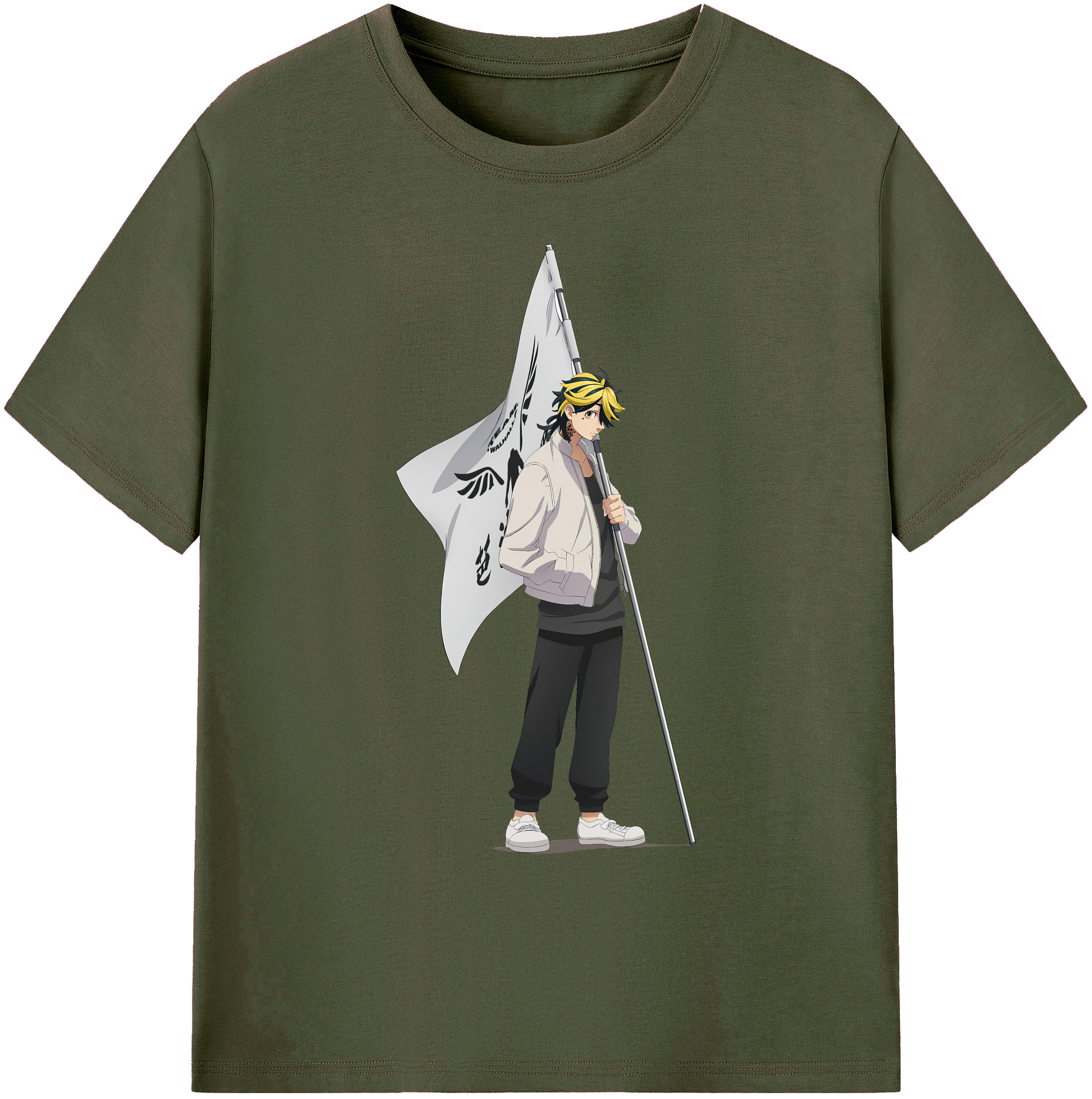 （画像用） 東京リベンジャーズ Tokyo Revengers 綿100％ メンズ半袖Tシャツ｜肌触りやわらか＆通気性